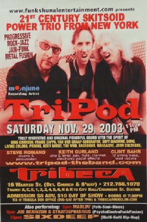 TriPod in NYC poster